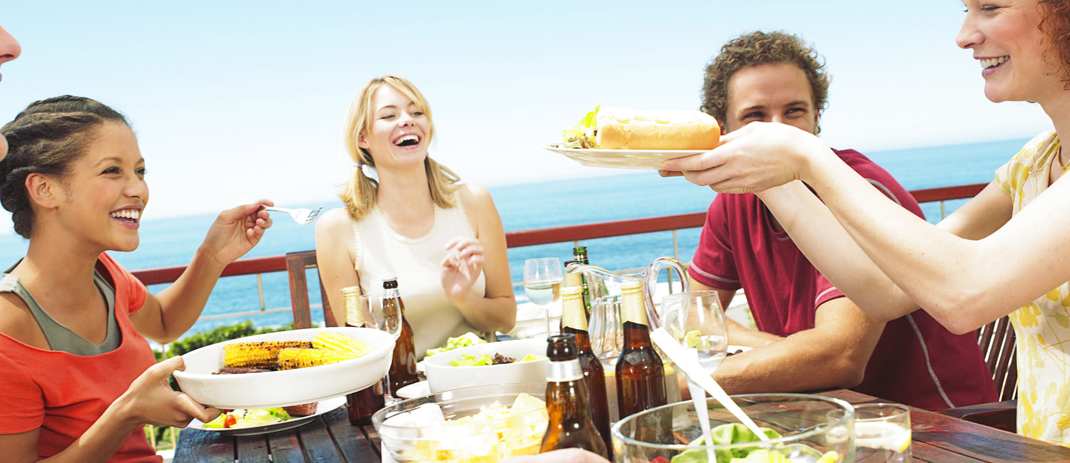 Lunch by the sea